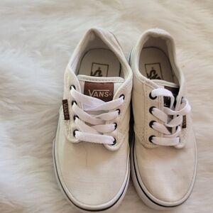 Used. Vans White Sneakers For Boy